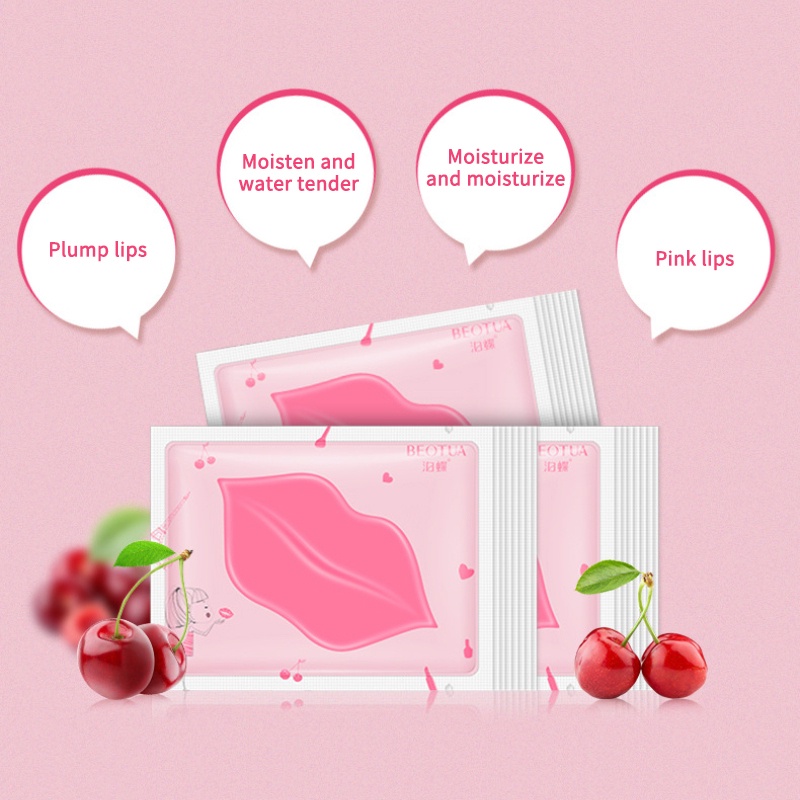 Mật Ong Collagen Môi Mặt Nạ Dưỡng Ẩm Pha Lê Cho Môi ^ MK ^