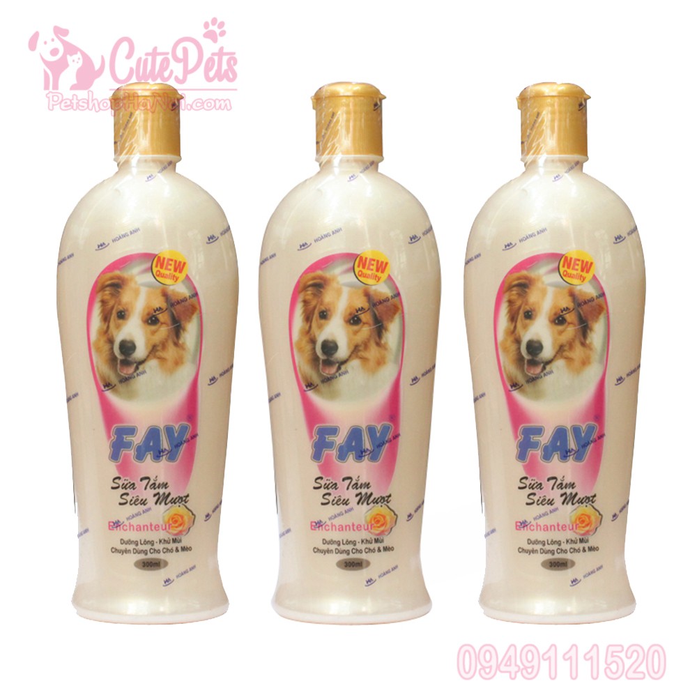 Sữa tắm Fay siêu mượt 300ml dành cho chó mèo - CutePets