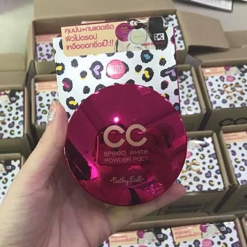 Phấn phủ CC Powder Pact Speed White Cathy Doll  Mamababyvn