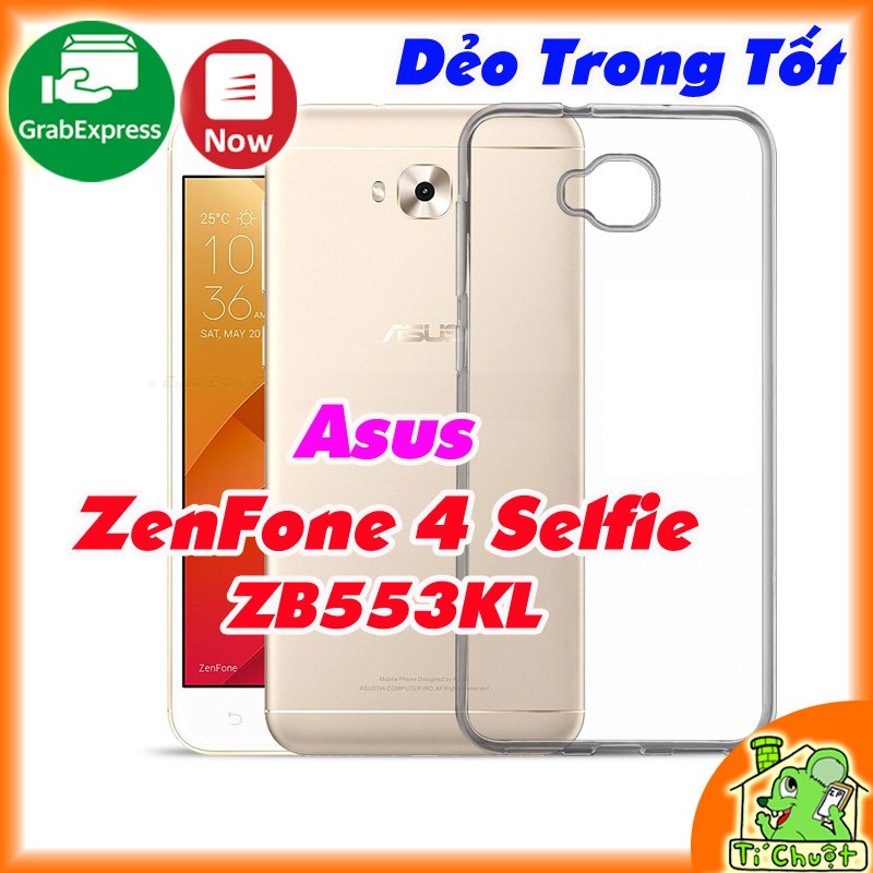 [Loại Tốt][Ảnh Thật] Ốp lưng ASUS ZenFone 4 Selfie ZB553KL Silicon Dẻo Trong Suốt