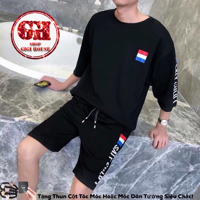 FREESIZE 50K - Sét Đồ Bộ Thể Thao Unisex In Hàng Thun Mát Xịn