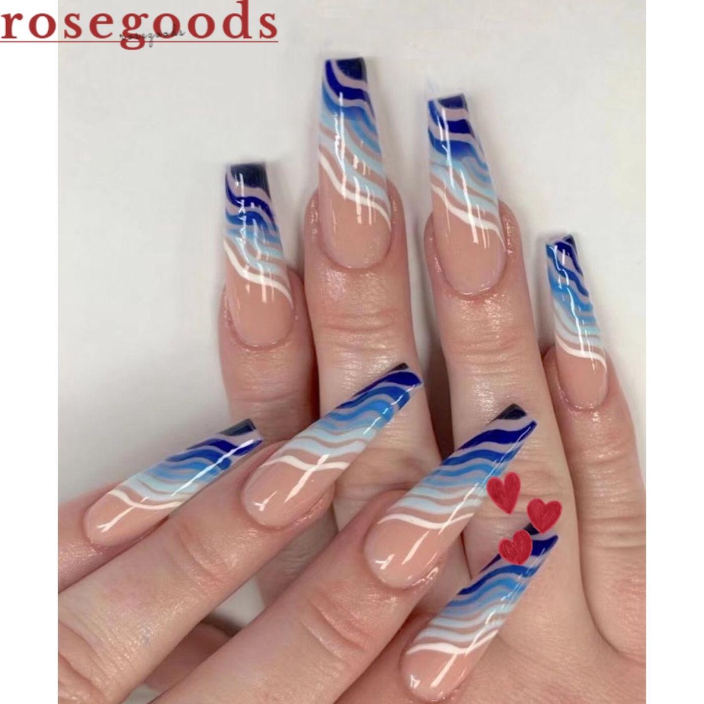 Hộp 24 Móng Tay Giả Che Phủ Toàn Diện Tháo Rời Được