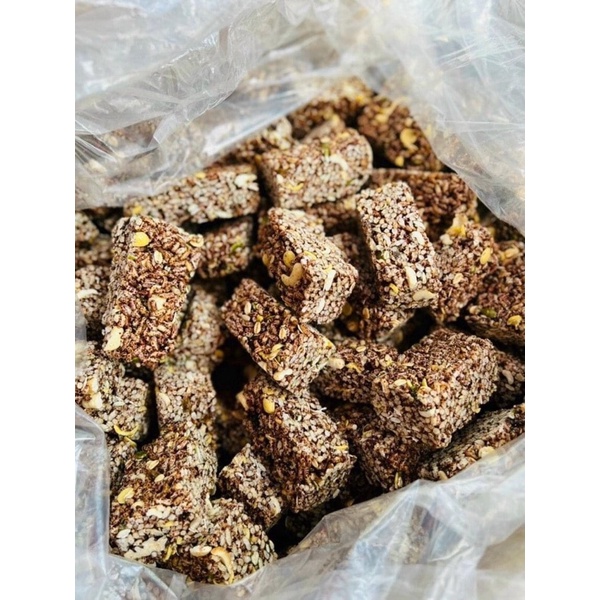 Thanh gạo lứt mix hạt dinh dưỡng hộp 250g, Đồ ăn vặt Sài Gòn