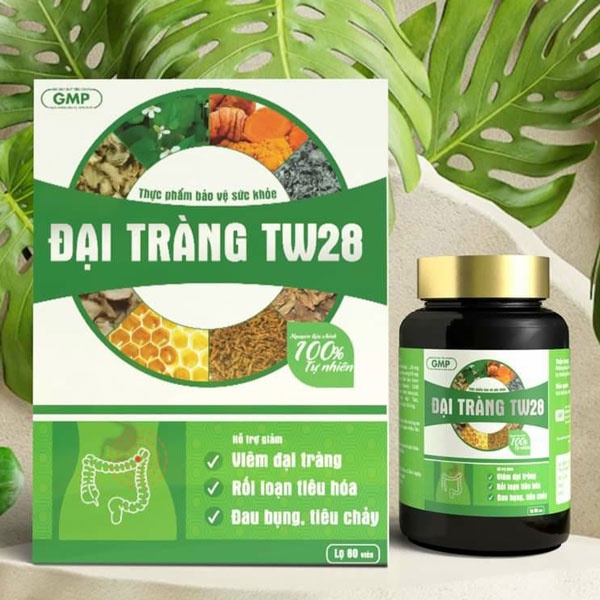 Đại tràng TW28 - Hỗ trợ giảm các triệu chứng viêm đại tràng (hộp 1 lọ x 60 viên)