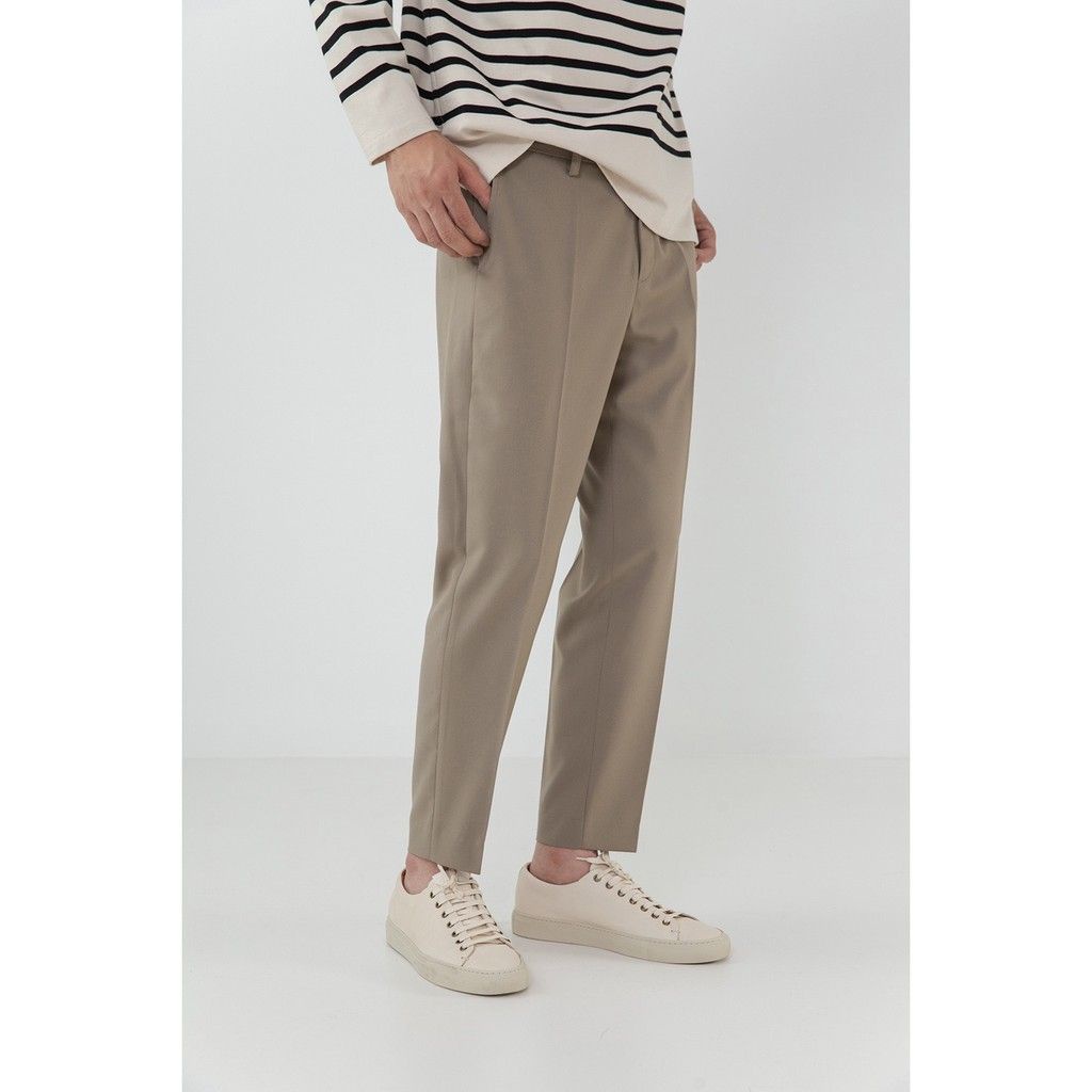 Quần âu nam hàn quốc dáng baggy ZR, quần tây nam dáng xuông đến mắt cá chân vải cao cấp chống nhăn