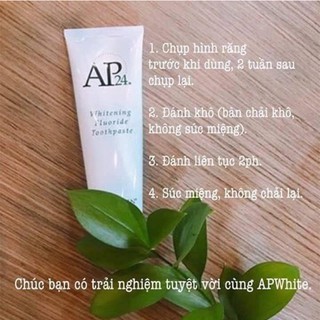 KEM ĐÁNH RĂNG AP24 - KEM ĐÁNH TRẮNG RĂNG CHÍNH HÃNG MỸ #SCION