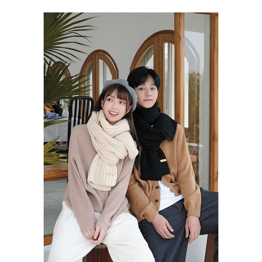 Hàng có sẵn - Khăn len trơn unisex các màu mẫu mới 2021 - Đồ đôi
