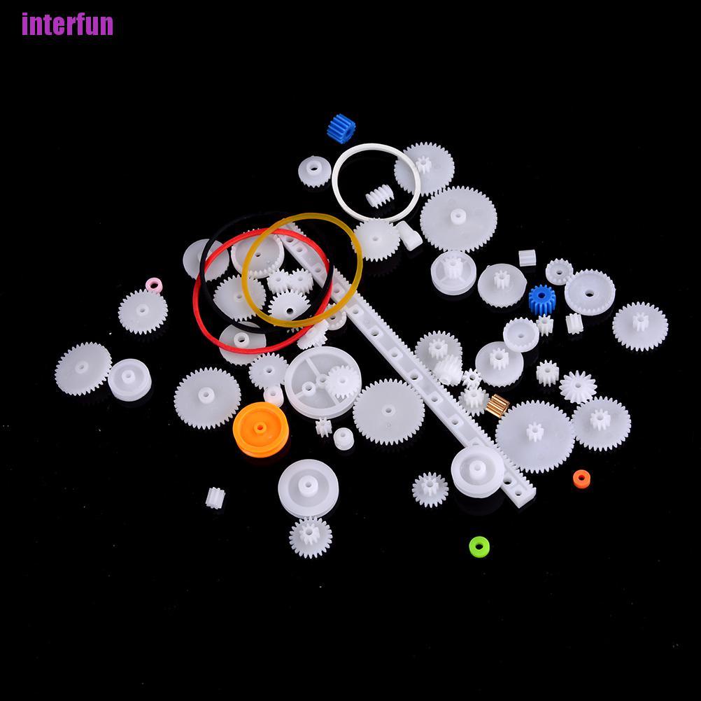 Bộ 60 Bánh Răng Nhựa Cho Tự Làm