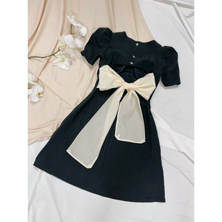đầm nơ ngực 10184
