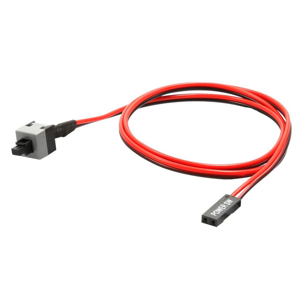 Nút bật / tắt dây nguồn PC SW 2 chân Công tắc khởi động lại dây máy tính ATX