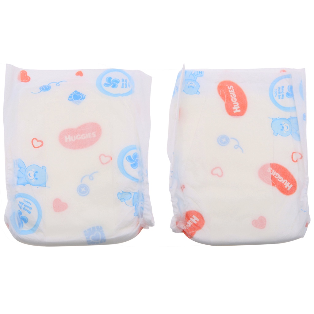 Combo 2 Gói Miếng lót sơ sinh Huggies Dry size NB1 100 miếng (cho bé dưới 5kg)