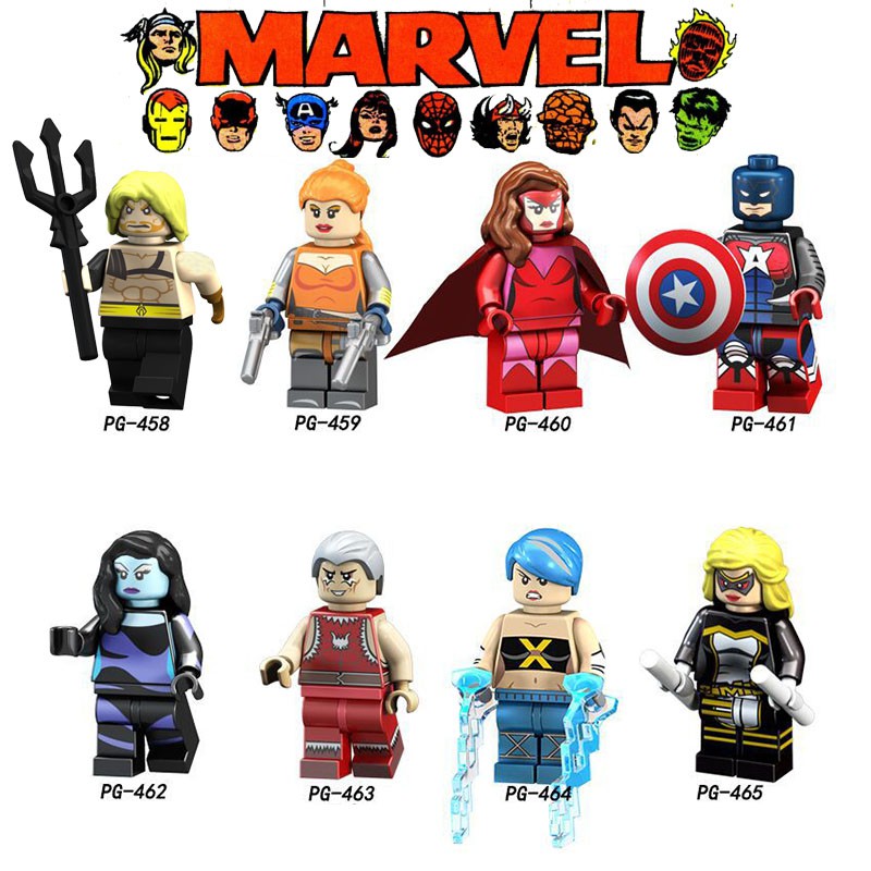 MARVEL COMICS Mô Hình Lego Nhân Vật Phù Thủy Trong Truyện Tranh Marvel