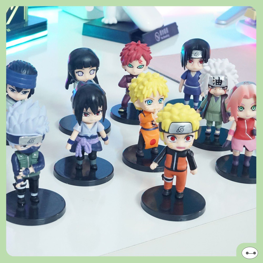 SET 12 MÔ HÌNH NARUTO CHIBI 7CM