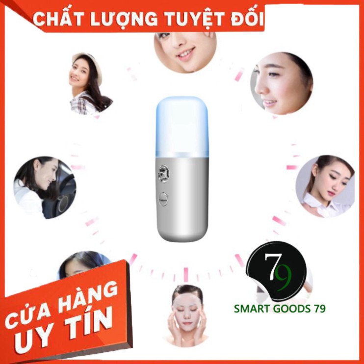 [ Chính Hãng ] [Freeship hàng cao cấp 21] Máy phun sương tạo độ ẩm bình xịt khoáng nano xông chăm sóc cho da mặt cầm tay