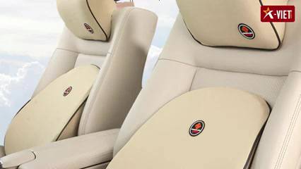 Gối tựa đầu chất liệu vỏ nỉ cotton có khóa kéo - lõi ruột cao su non tự nhiên cao cấp ( 4 màu) | BigBuy360 - bigbuy360.vn