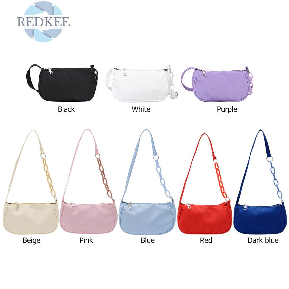 Túi Tote Đeo Vai / Kẹp Nách Chất Liệu Nylon Thiết Kế Đơn Giản Thời Trang Cho Nữ