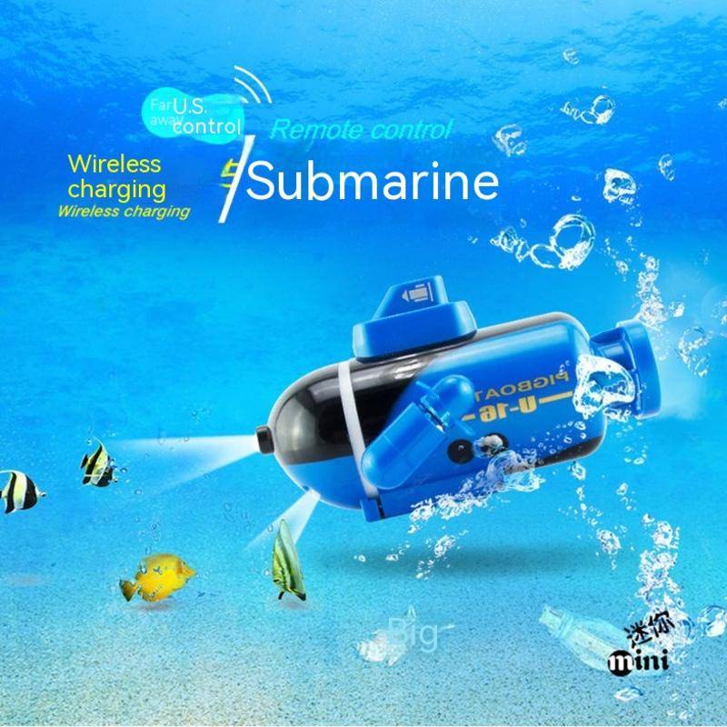 Điều khiển từ xa tàu ngầm nhỏ mini tàu ngầm nhanh tàu mô hình bể cá có thể lặn dưới nước đồ chơi trẻ em chống thấm nước