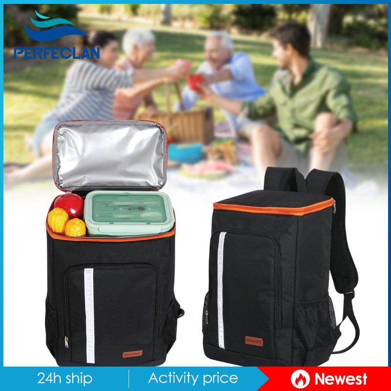 Túi Giữ Nhiệt Đựng Thức Ăn Màu Đen Tiện Dụng Mang Theo Du Lịch Dã Ngoại