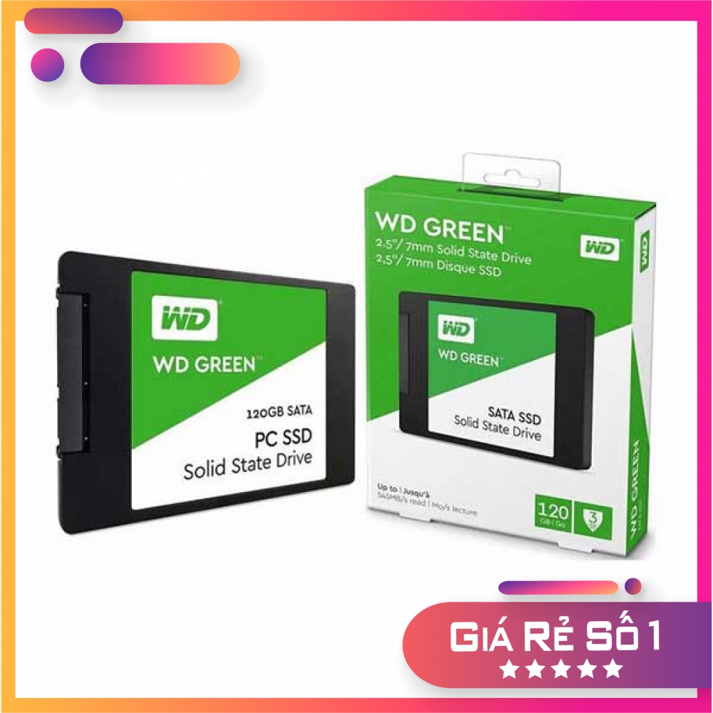 Ổ cứng SSD WD GREEN 120GB Bảo Hành 36 Tháng
