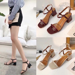 Sandal quAi mảnh gót 5p