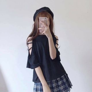 Áo 3 dây hở vai 7652_BYU
