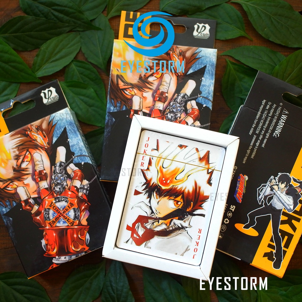 Bài tây anime Kateikyoushi Hitman Reborn, Người Đào Tạo Sát Thủ, tú lơ khơ, manga - Poker YW - 54 lá