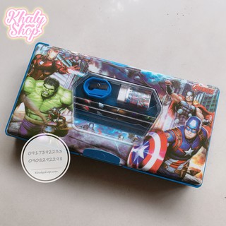 Set bộ dụng cụ học tập 6 món hình Avengers màu xanh dương (Thái Lan) - 200BVAVG9535170 - (23x12cm)