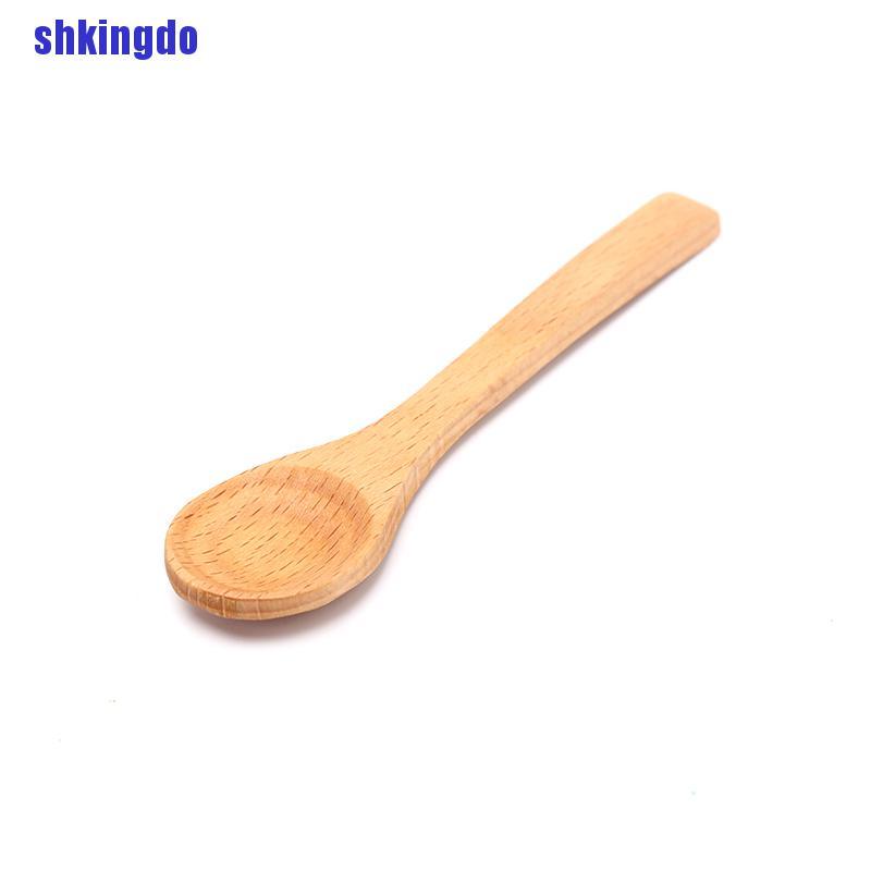 1 Muỗng Gỗ Tre Tròn Múc Trà Cà Phê Muối Muối Tiện Dụng Cho Nhà Bếp