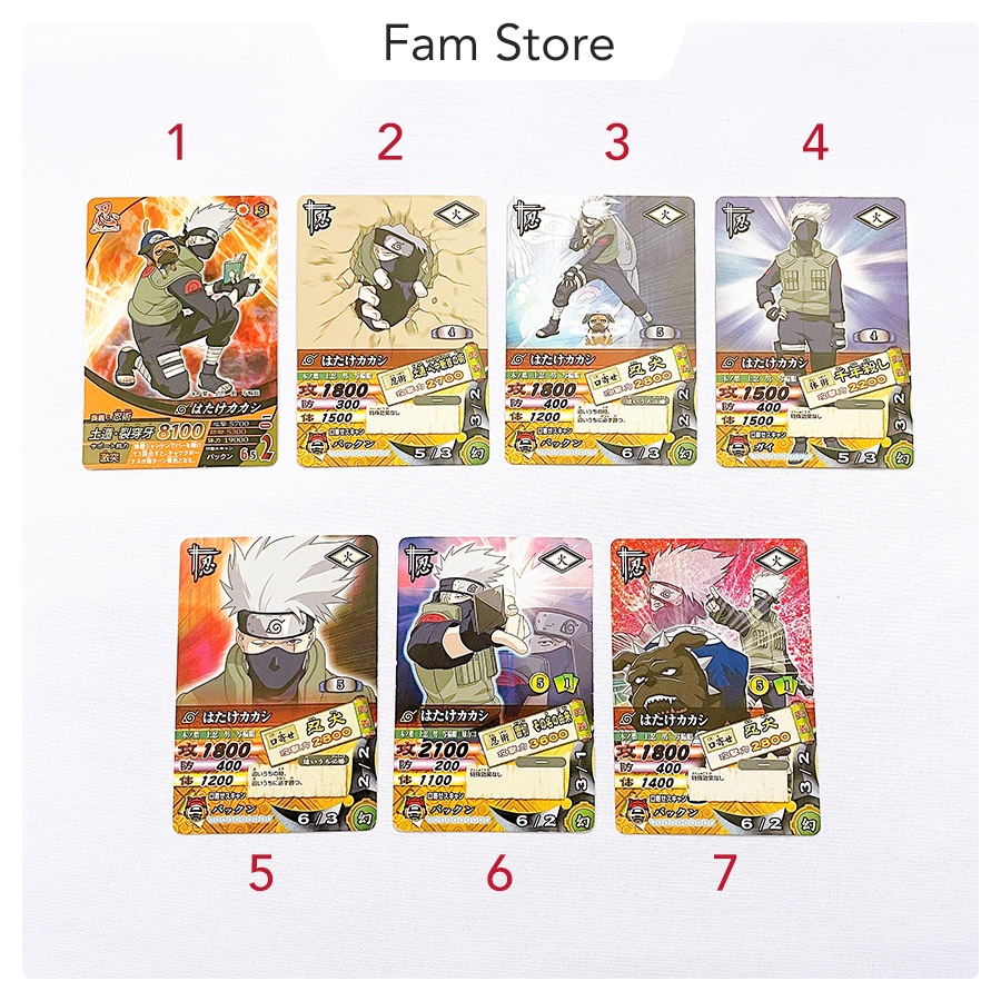 Thẻ nhân vật Naruto - Narutimate Card Battle (Data Carddass)