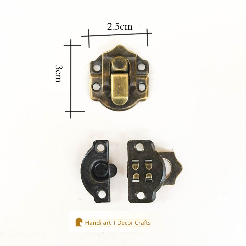 Khoá hộp gỗ - Khóa bàn cờ - Khoá chốt (6 cái)