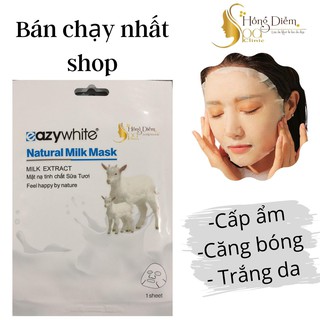 Mặt nạ Eazy White  tinh chất sửa dê, chất lượng, an toàn cho da nhạy cảm, nạ dưỡng ẩm,khắc phục nhược điểm da dầu mụn