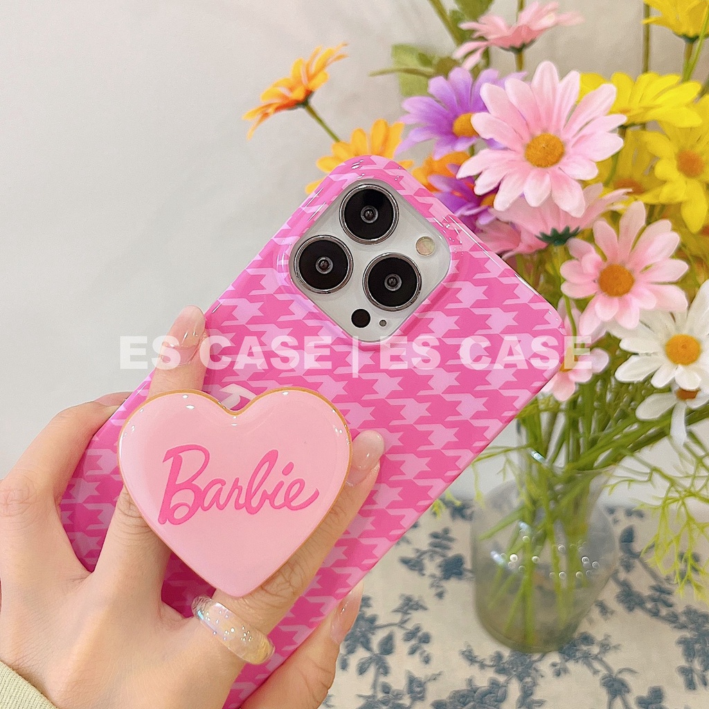 Ốp Điện Thoại TPU Chống Sốc Chống Bụi Họa Tiết Houndstooth Cho iPhone 13 14 11 12 Pro Max XS Max XR 14promax