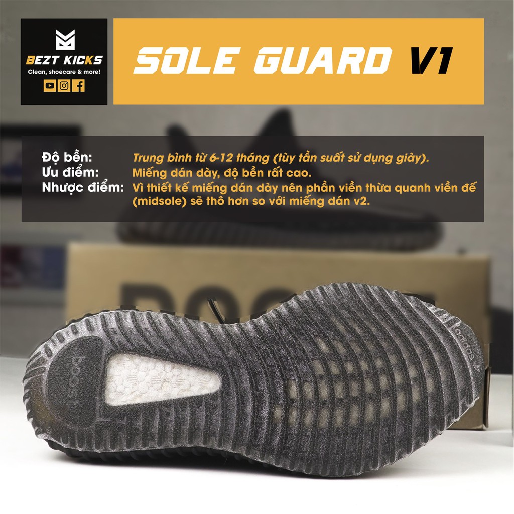 Miếng dán bảo vệ đế giày Sole Guard.