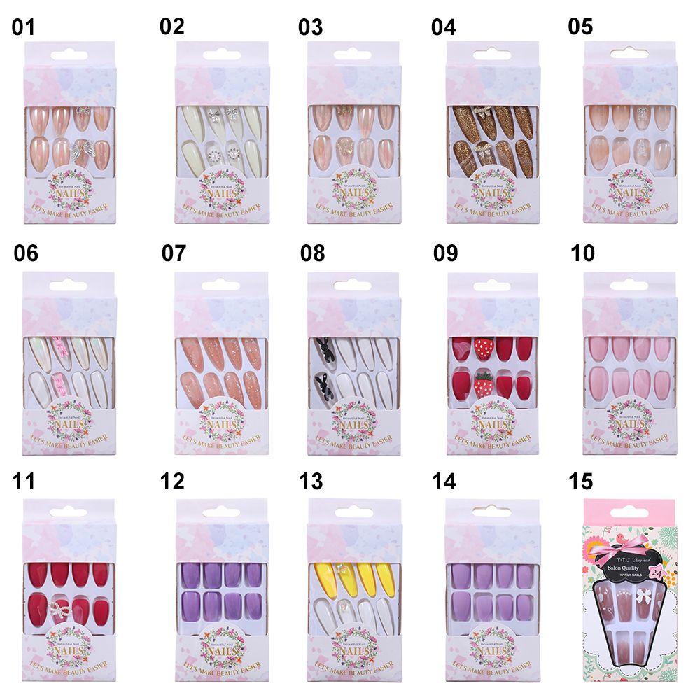 Bộ Móng Tay Giả Múa Ba Lê Bằng Acrylic Có Thể Tháo Rời Ốp