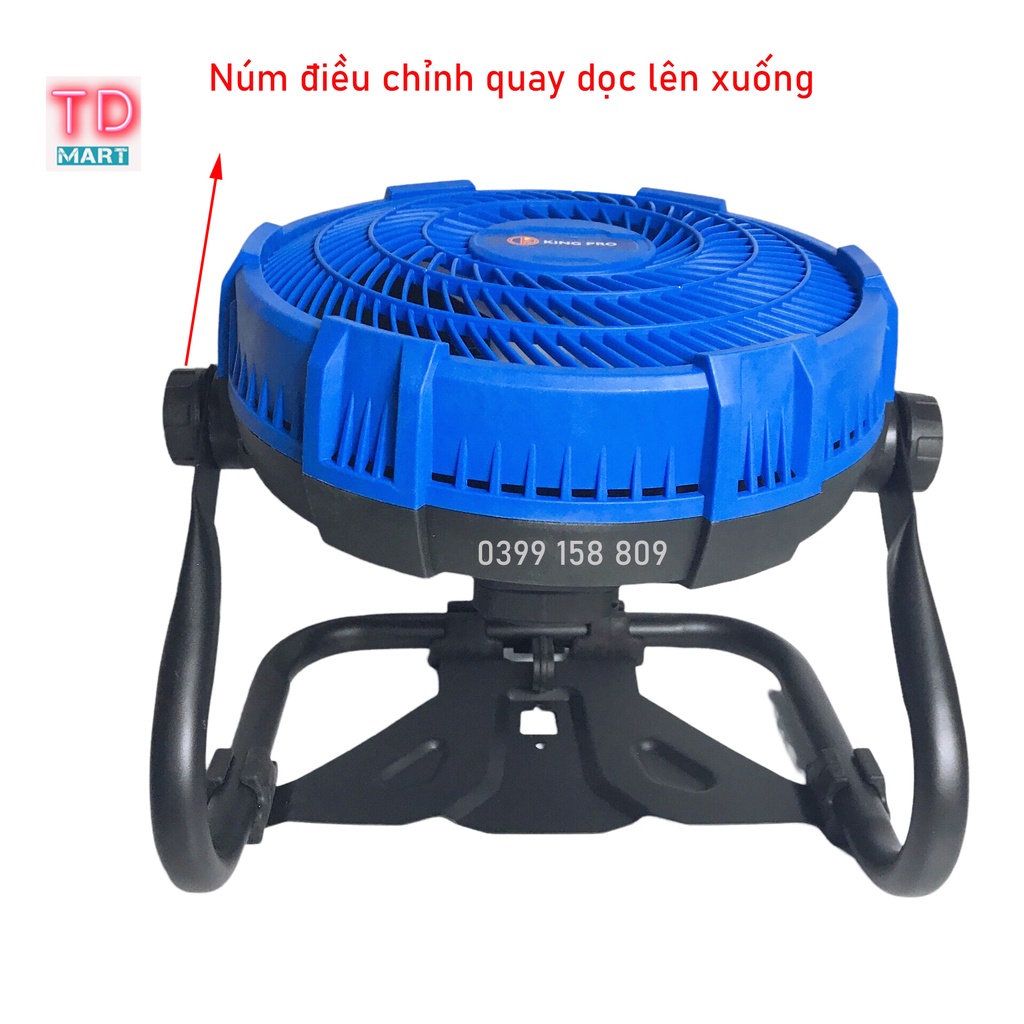 Quạt chạy pin KINGPRO Chân Pin Phổ Thông