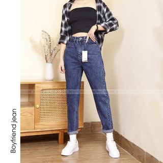 Quần jeans boyfriend xanh đá thụng (mã 315)