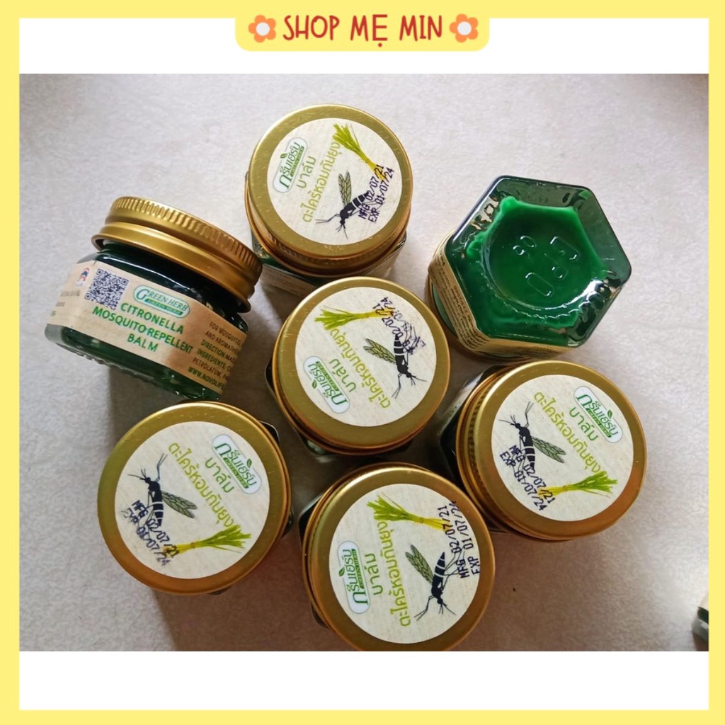 ￼Cao sả bôi muỗi Thái Lan Citronella 20g an toàn cho bé