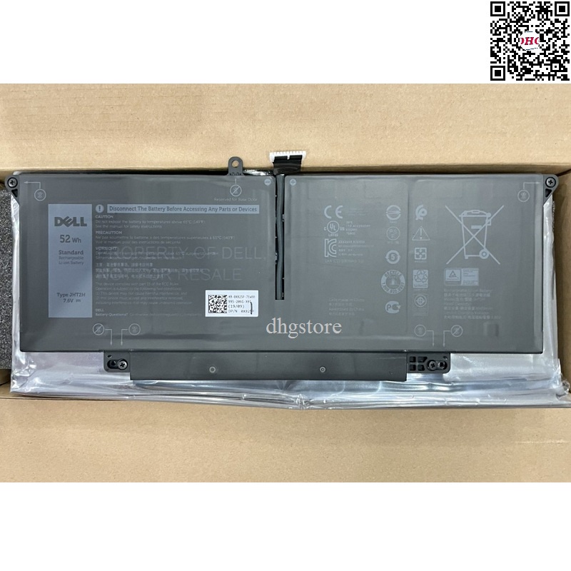 Pin laptop Dell Latitude 7310 7410 JHT2H 52Wh
