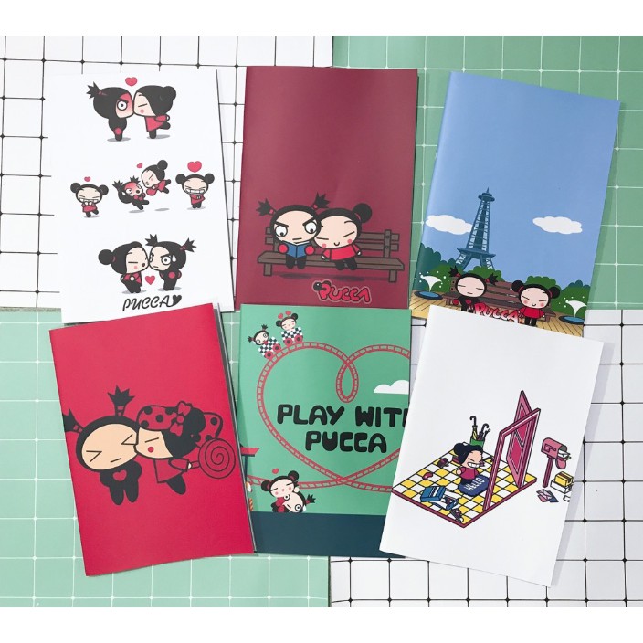 vở kero CCS kẻ ngang S7VI38 tập pucca thần tượng 25x17cm 80 trang giấy đẹp