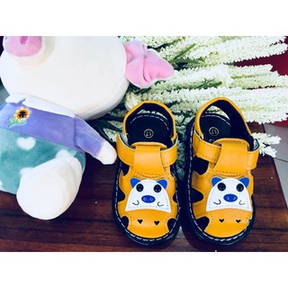 Sandal Dép Tập Đi Phát Tiếng Kêu Cho Bé Trai 6 - 18 Tháng