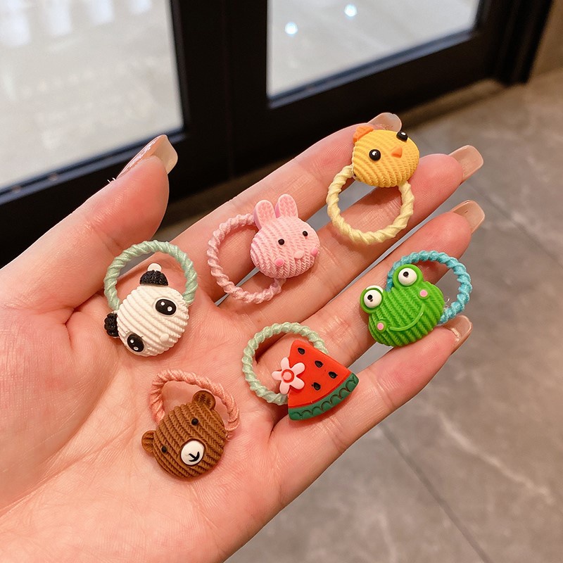 Buộc Tóc Họa Tiết Phong Cách Hàn Quốc Dễ Thương Cho Bé Yêu