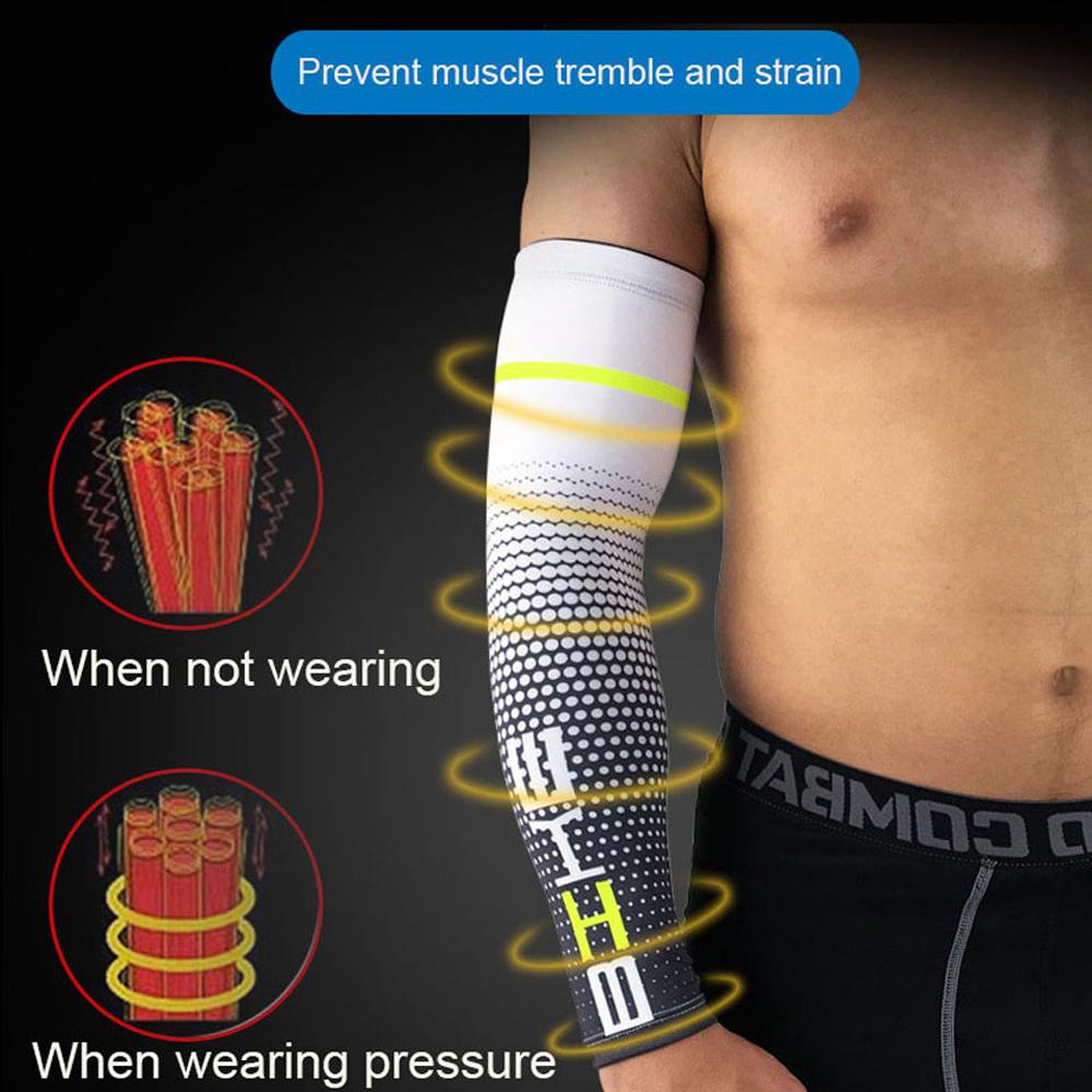 Ống Tay Áo Bằng Polyester Màu Đen Chống Tia UV Cho Nam Và Nữ