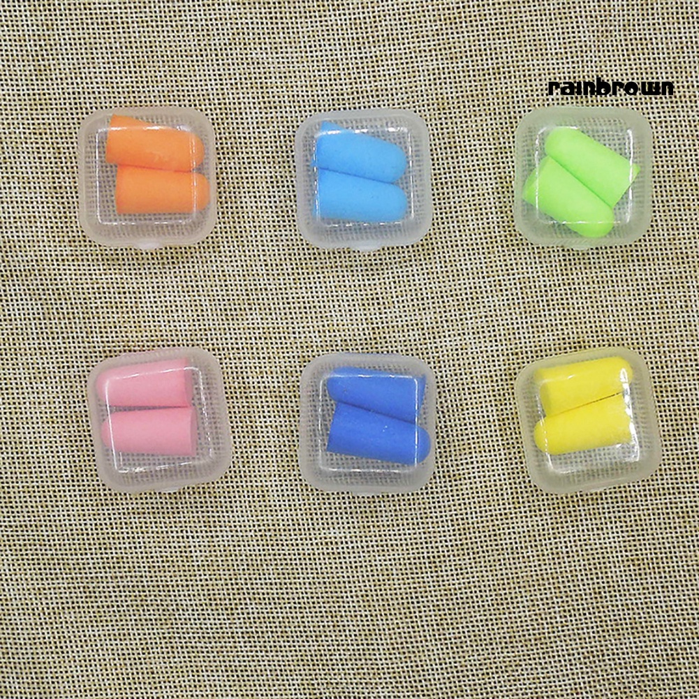 Mềm Nút Bịt Tai Chống Ồn Tiện Dụng Khi Đi Du Lịch