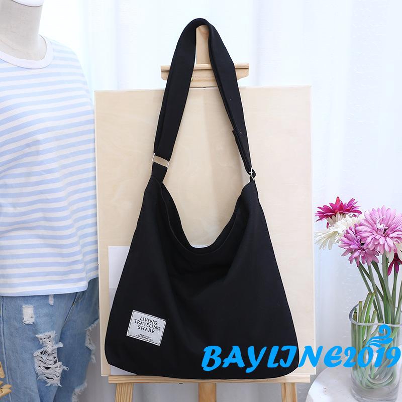 [Mã FASHIONCB264 giảm 10K đơn bất kỳ] Túi đeo chéo vải canvas thời trang Hàn Quốc cho nữ