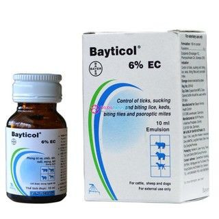 Bayticol ec- thuốc tắm trị ghẻ, ve, rận