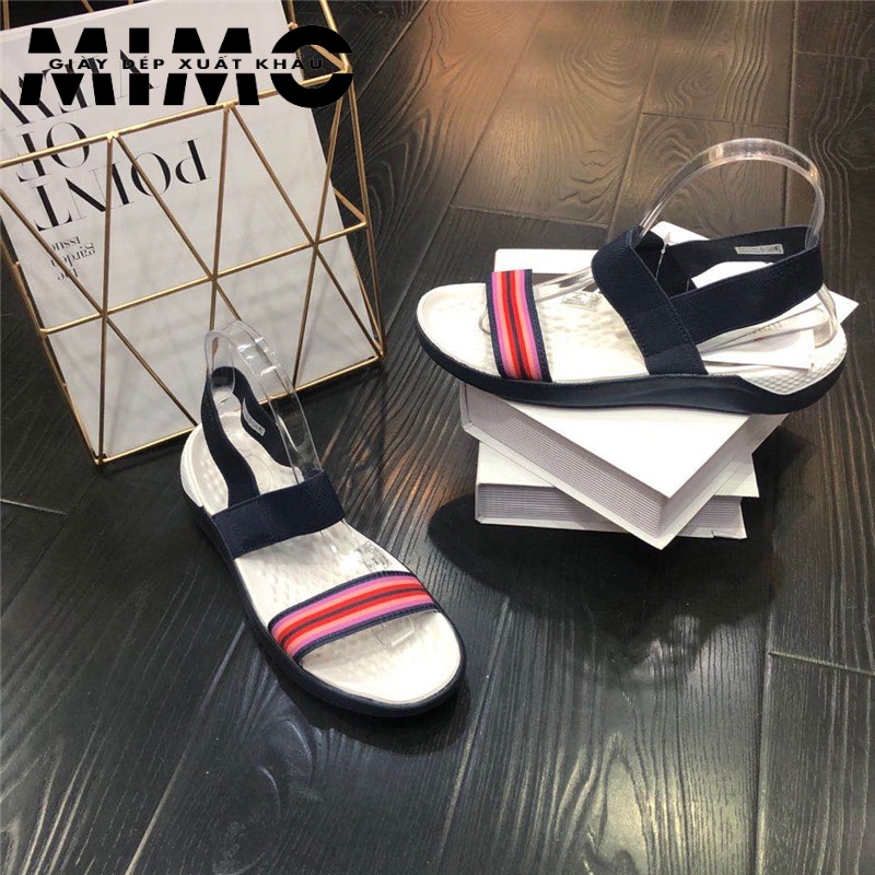 Sandal quai ngang, sandal Literide navy kẻ thời trang êm nhẹ, bền đẹp cho nữ