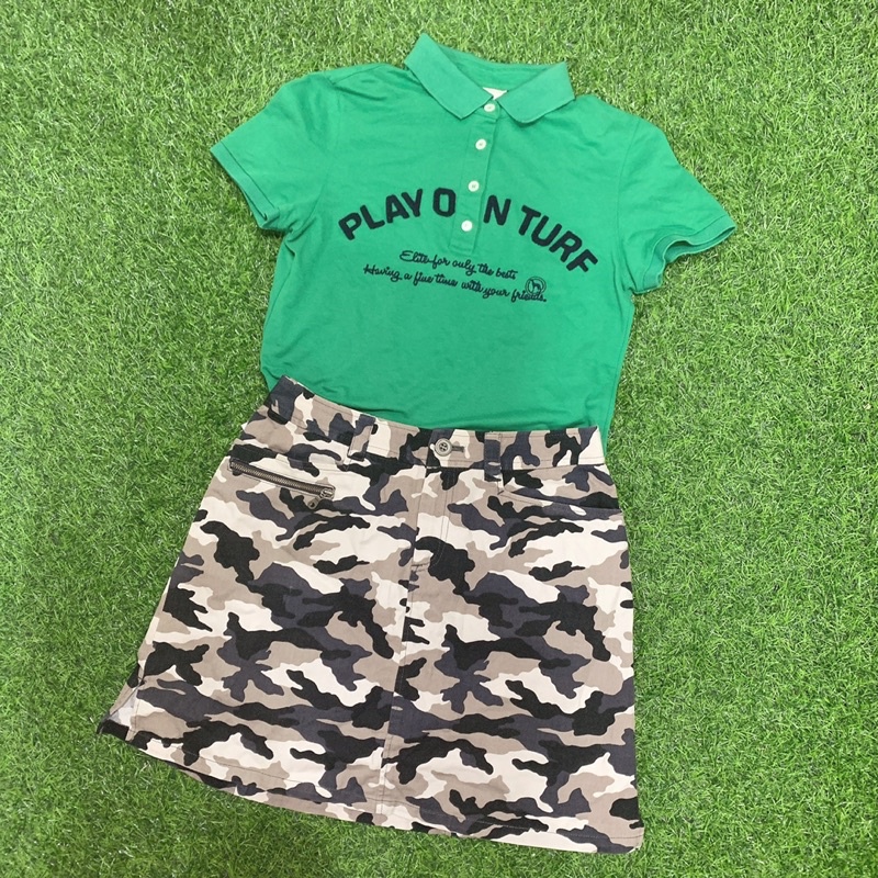 Váy golf nữ size M rằn ri