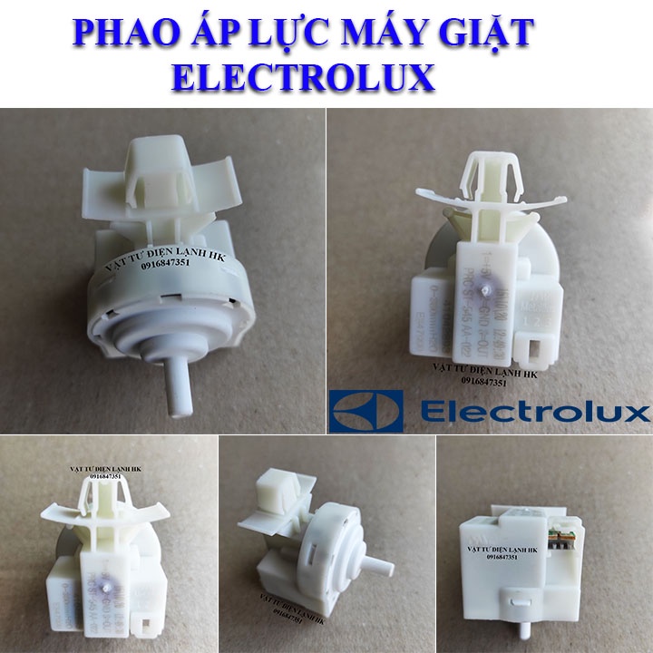 Phao máy giặt ELECTROLUX in - Van áp lực nước MG ELEC inverter lồng ngang - cảm biến mức nước cửa trước