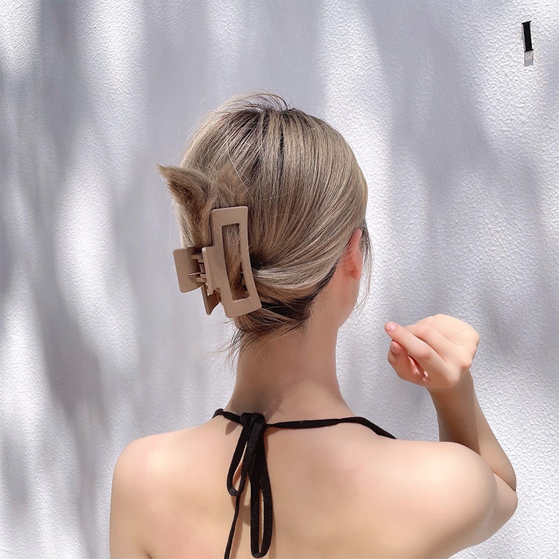 Kẹp Tóc Chống Nước Phong Cách Hàn Quốc Cổ Điển Cho Nữ