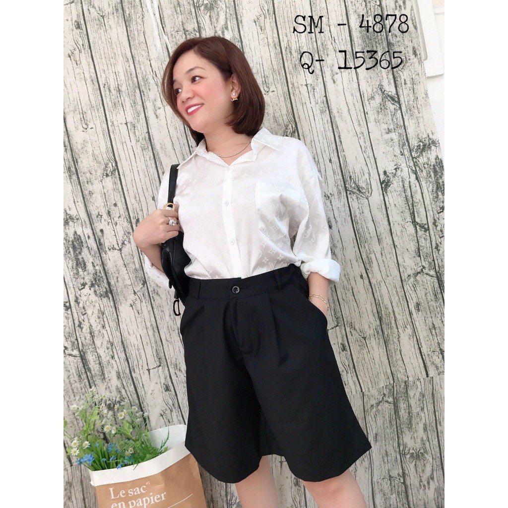 Sơmi BIG SIZE L.V - SƠ mi công sở 4878